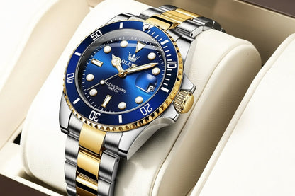 Quartz Watch Stainless Steel Date Timeless Dress Watch Gift