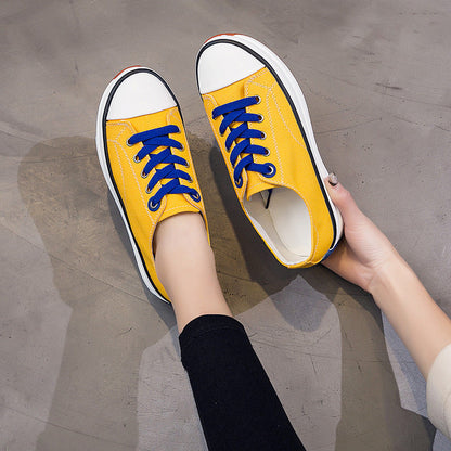 platform, canvas, casual everyday walking and errands – Breathable women's canvas sneakers