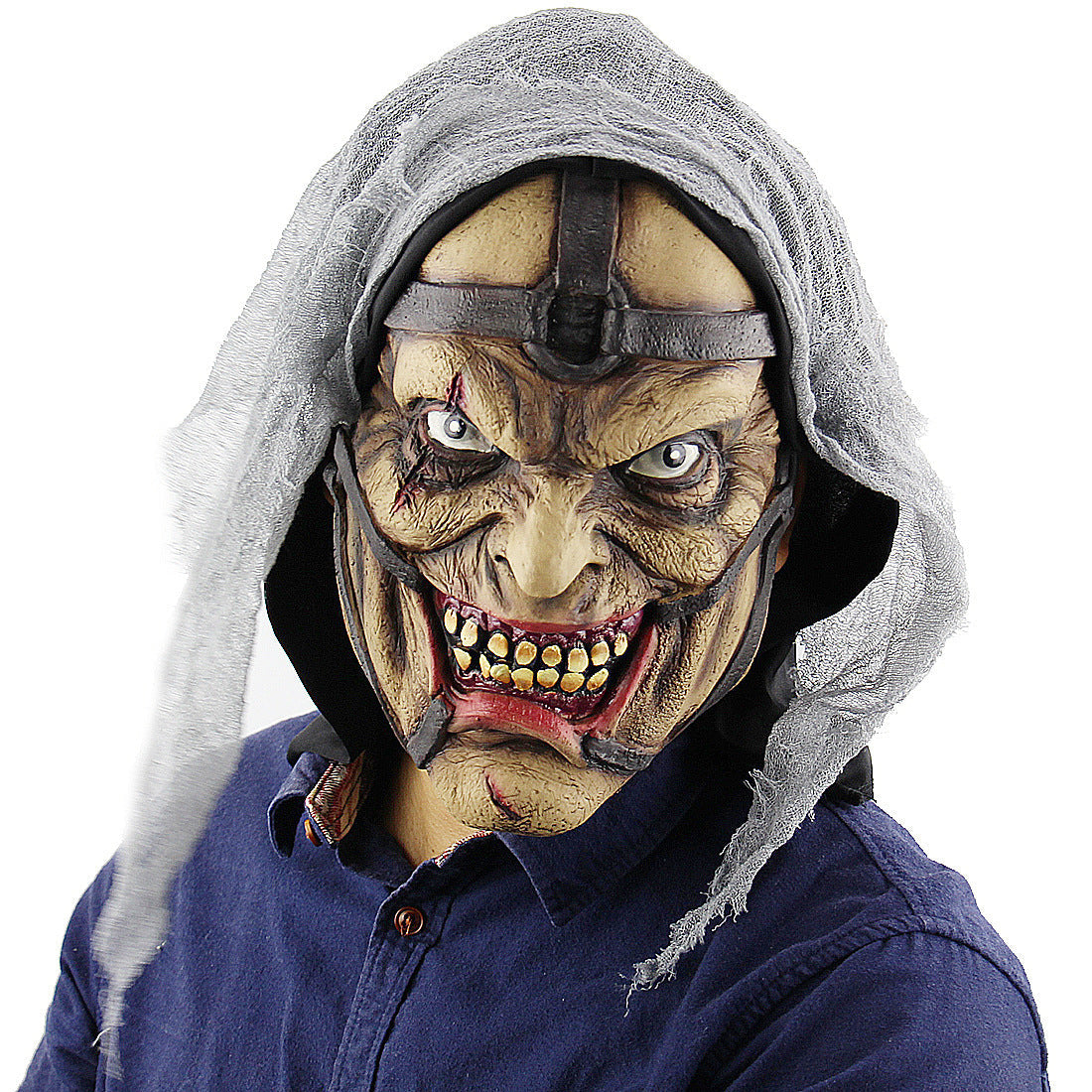 Zombie Halloween Mask Realistic Latex Cosplay Haunted