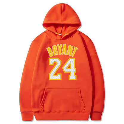 Plush Men's Basketball Hoodie - Pullover Polyester Game Day