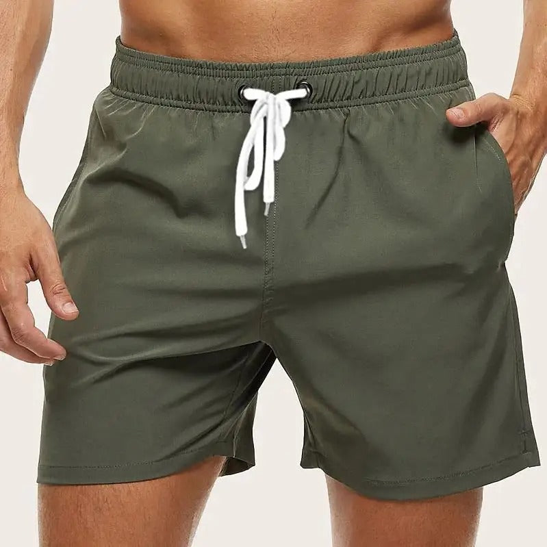 Variant image for Fast-Drying Men's Swim Trunks with Elastic Waist, Comfortable and Versatile Bathing Suit for Swimming and Beach Activities-3