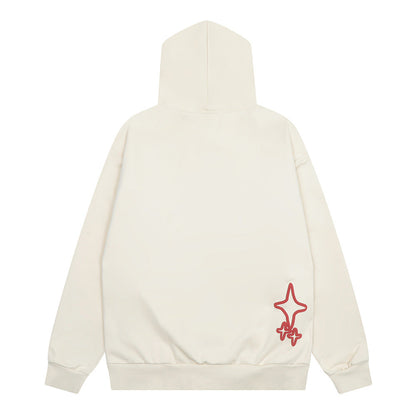 Men’s Oversized Hooded Cardigan - Zip, Cotton, Autumn