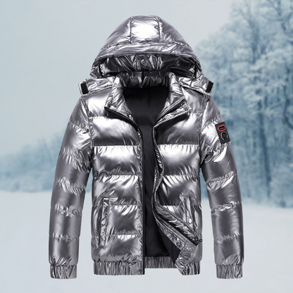 Quilted Insulated Shell – Windproof Men’s Puffer Jacket
