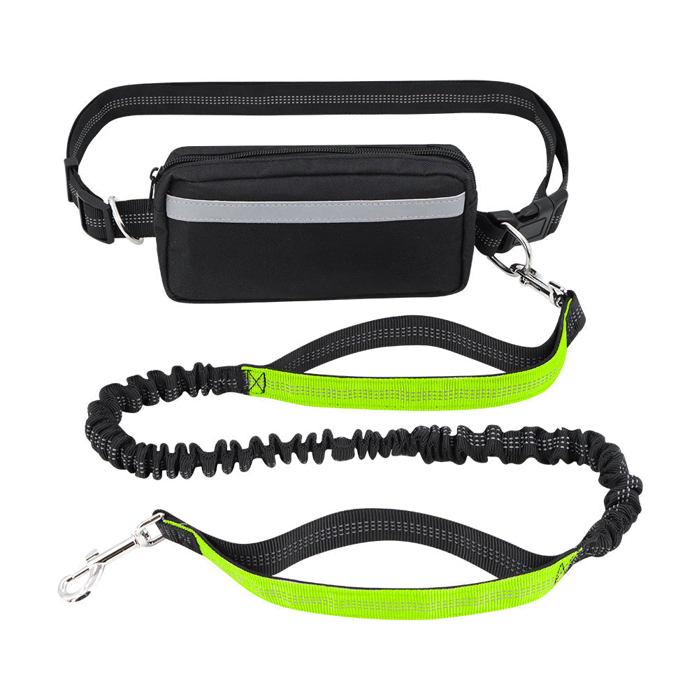 Leash Dog Double-Handle Hands-Free Bungee Reflective Walking Leash Fall 2025 Safe Control