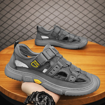 men's Breathable water shoes - casual, PU and mesh upper, EVA sole, for water activities