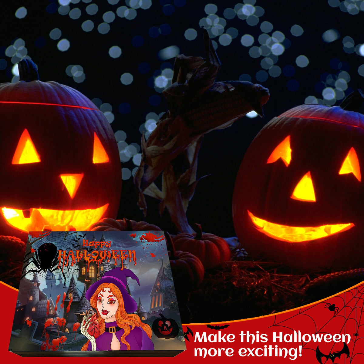 Blind Halloween Box Countdown Calendar 31 Days Kids