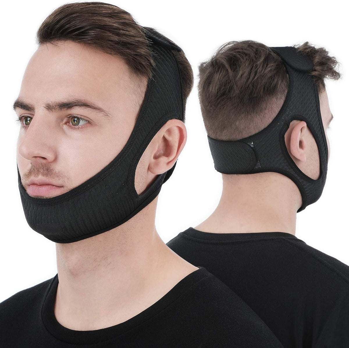 Anti2025 Edition Snoring Chin Strap Breathable Sleep Apnea Aid