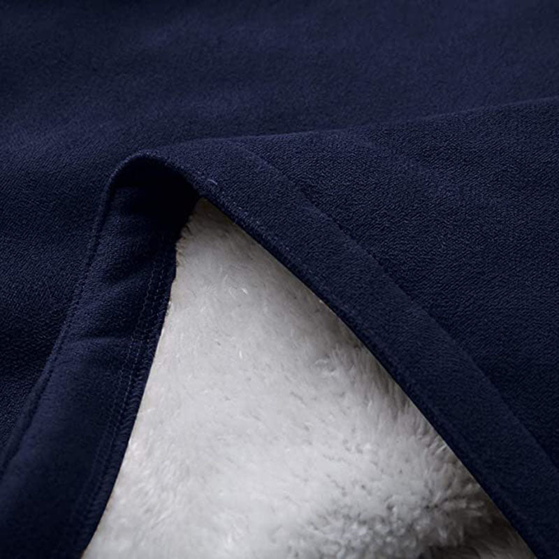 Womens Warm Winter Jacket - Hooded Mid-Thigh, Suede
