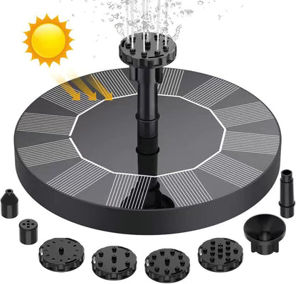 Fountain Solar Pump Floating Pond Water Feature Summer 2026 Eco Friendly Backyard Decor