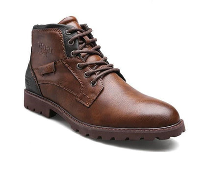 Resistant Slip Men's Work Boots - Low Shaft, PU Upper