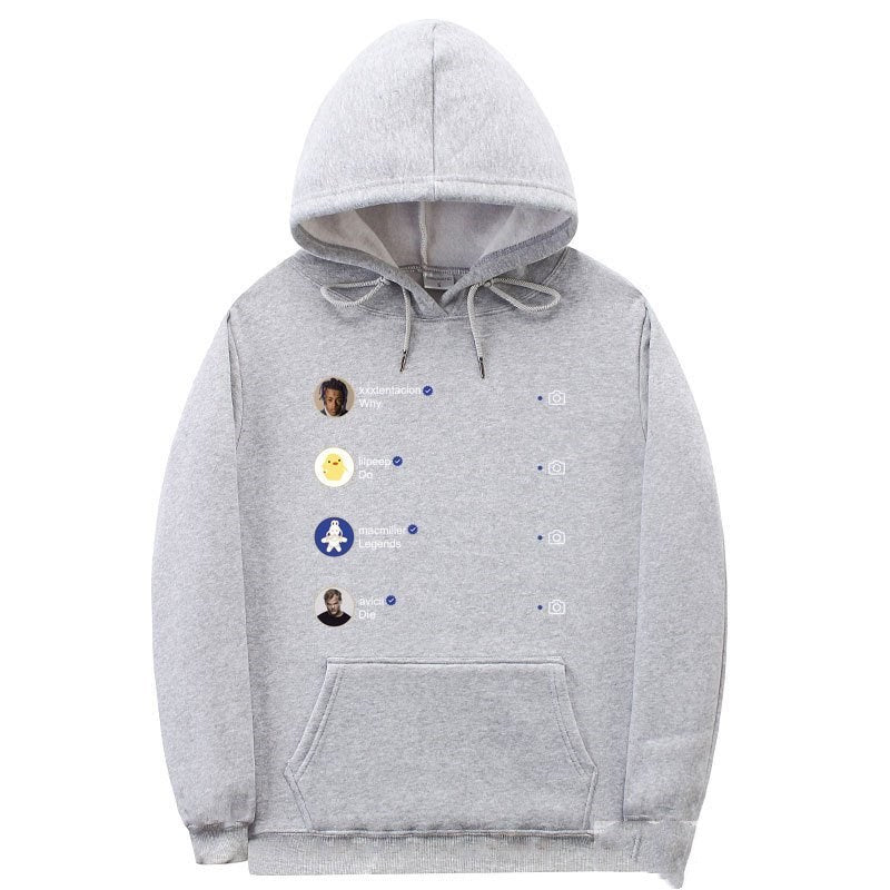 Men's Oversized Hooded Sweater - Relaxed Fit, Fleece Casual