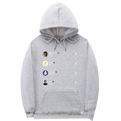 Men's Oversized Hooded Sweater - Relaxed Fit, Fleece Casual
