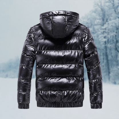 Quilted Insulated Shell – Windproof Men’s Puffer Jacket