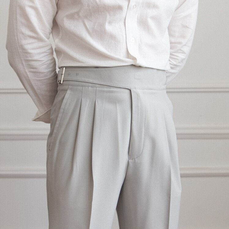 Variant image for Stylish Loop Detail Pants for Modern Silhouette, Comfortable Fit, Versatile for Casual and Semi-Formal Wear-6