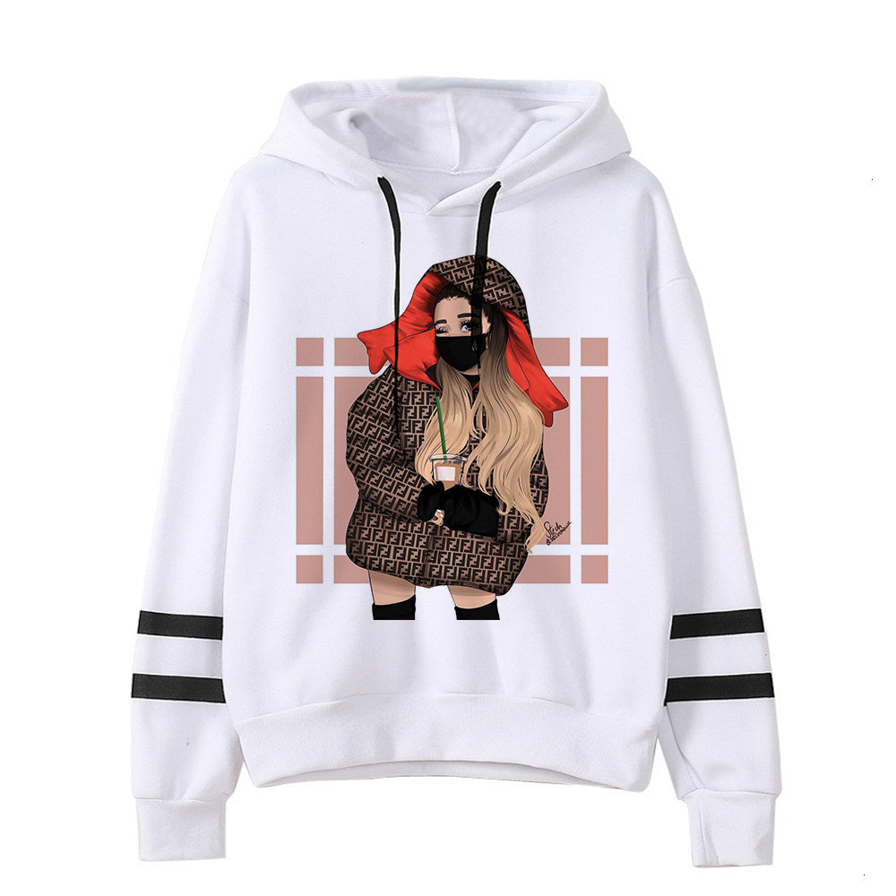 Plush Relaxed Hooded Sweater - Pullover, Modal, Casual