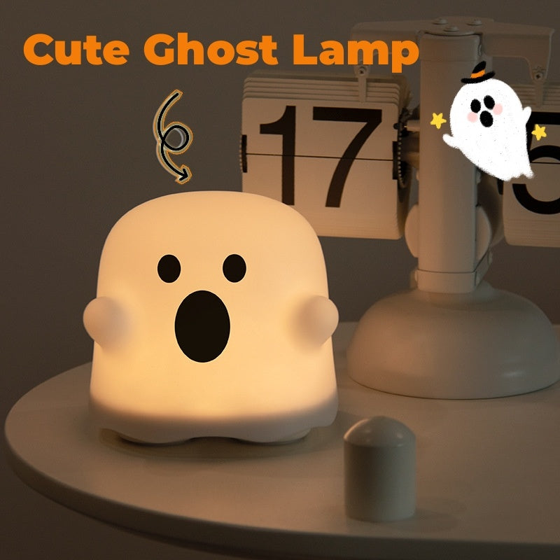 Night Silicone Light Touch Lamp Bedside Cute Halloween