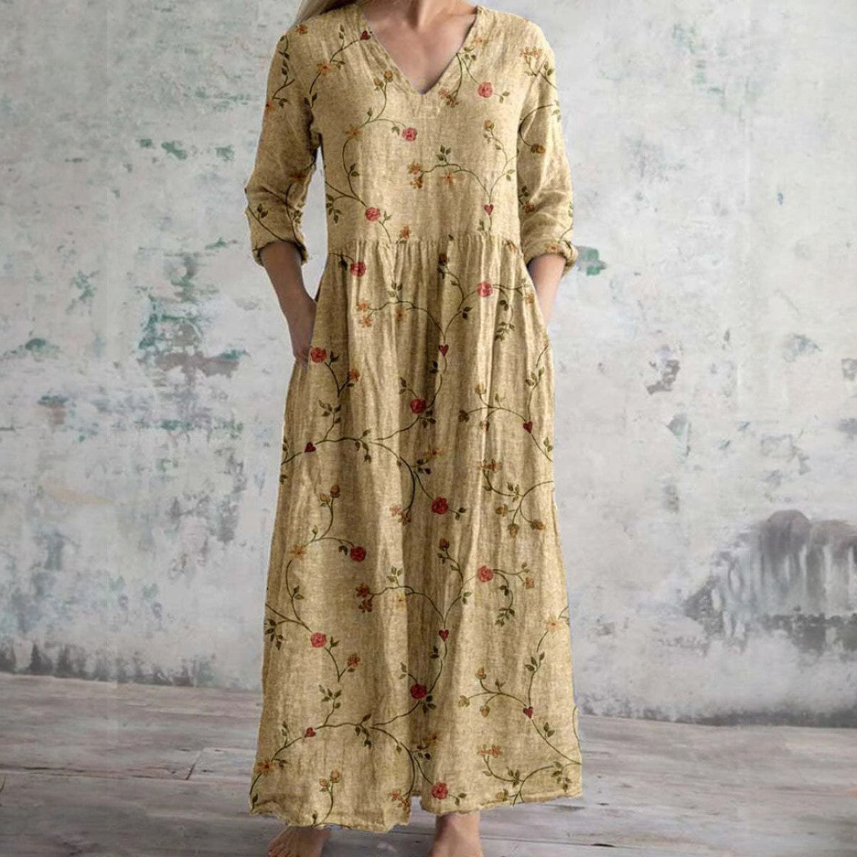 Elegant Floral Summer Dress for Women - Versatile Wedding Guest and Formal Occasions-2