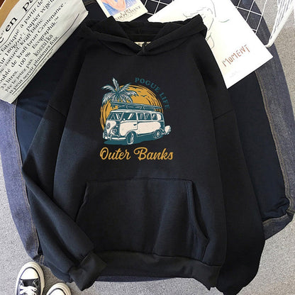 Cozy Oversized Unisex Hoodie - Pullover, Polyester, Casual