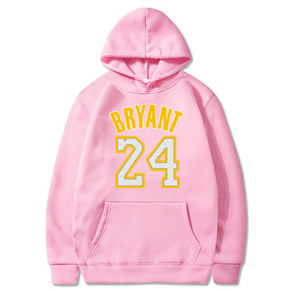 Plush Men's Basketball Hoodie - Pullover Polyester Game Day
