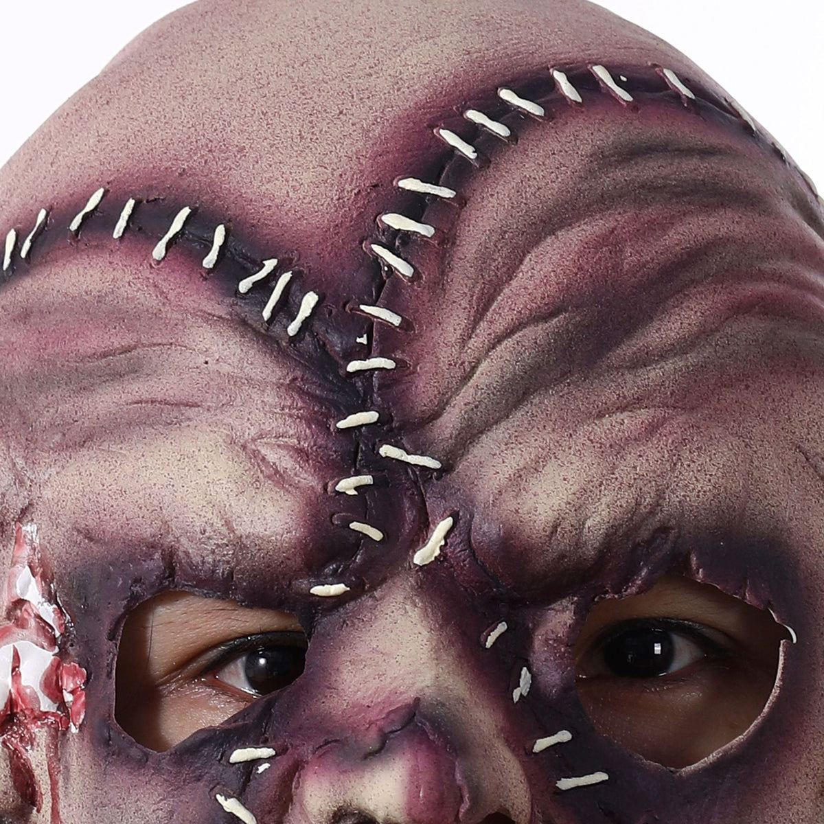 Mask Halloween Three Sided Grimace Latex Cosplay Prop