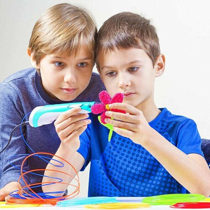 3D Printing Pen For Kids Creative Art Device Safe No Heat Design Non Toxic Filament Back To School 2025 Gift
