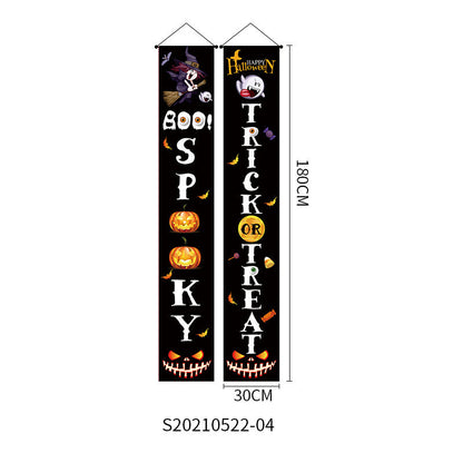 Doorway Halloween Banners Pair Oxford Cloth 180x30cm