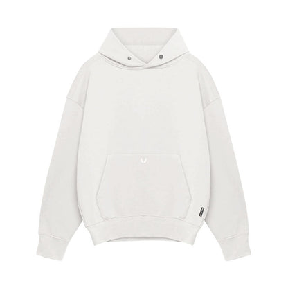 Relaxed Oversized Men's Pullover Hoodie - Cotton, Casual
