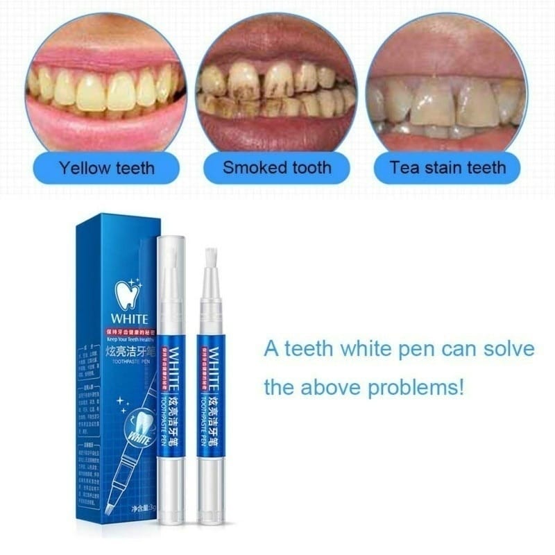Tooth Whitening Gel Pen Organic Formula Teeth Whitening At Household Smile Brightener TikTok Viral Fall 2025 Gift
