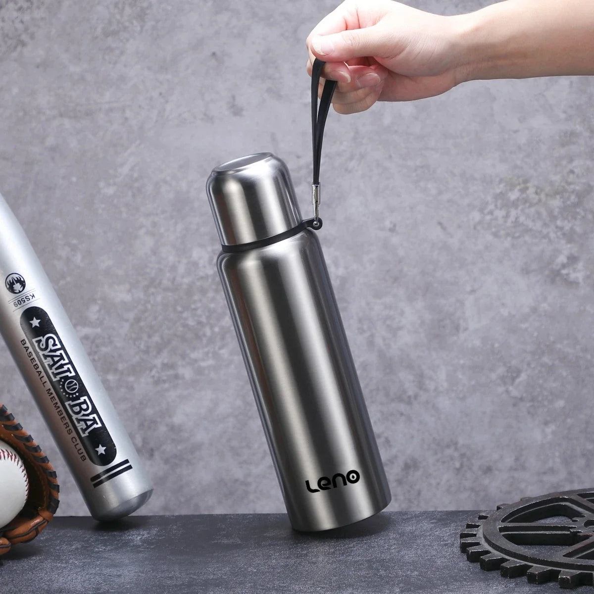 Vacuum Insulated Sports Bottle, Summer Travel 2026 Keeps Drinks Hot Or Cold – Stainless Steel Water Bottle