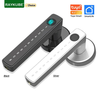 Smart Door Lock Fingerprint Bluetooth Tuya Digital Electronic Lock Smart Household 2025 Keyless Multi Access