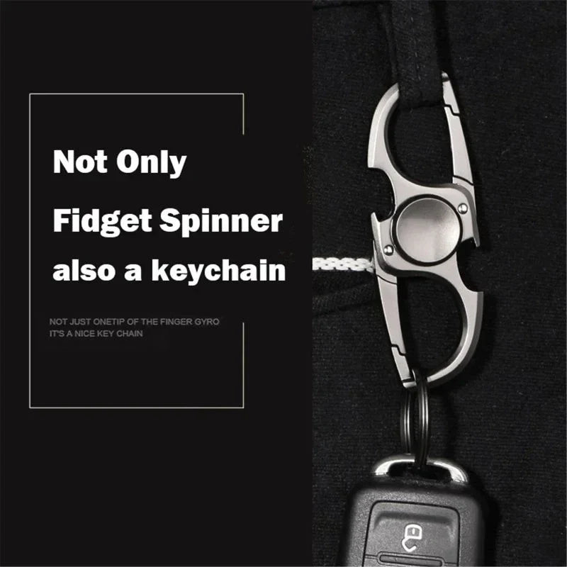 Spinner Finger Fidget Toy Keychain Bottle Opener for Stress Relief