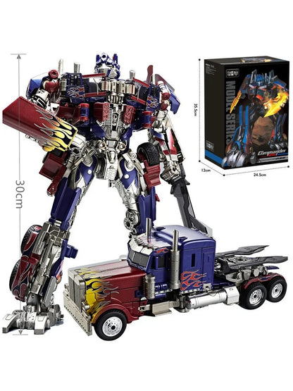30cm Transformer Alloy Robot Toy Figure Unisex Kids Gift Fall 2025 Trend
