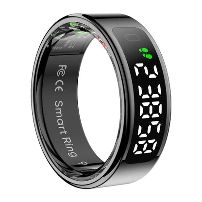 Smart Ring Health Monitor Wearable 5 ATM Water-Resistant Cordless Charging Fall 2025 Trend Gift