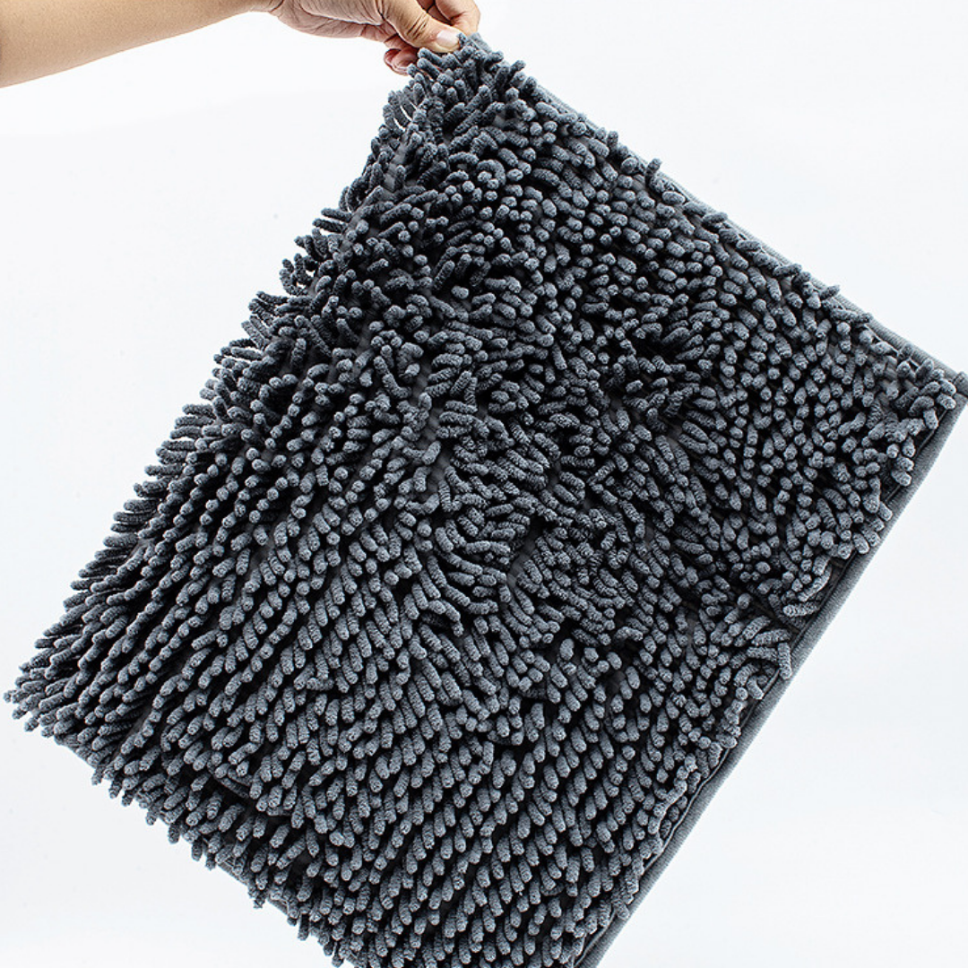 Paw-Drying Floor Mat With Superabsorbent Fast-Dry Microfiber Anti-Slip Backing 31.5x20 Inches Fall 2025 Pet Maintenance Gift