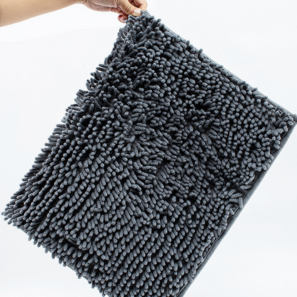 Paw-Drying Floor Mat With Superabsorbent Fast-Dry Microfiber Anti-Slip Backing 31.5x20 Inches Fall 2025 Pet Maintenance Gift