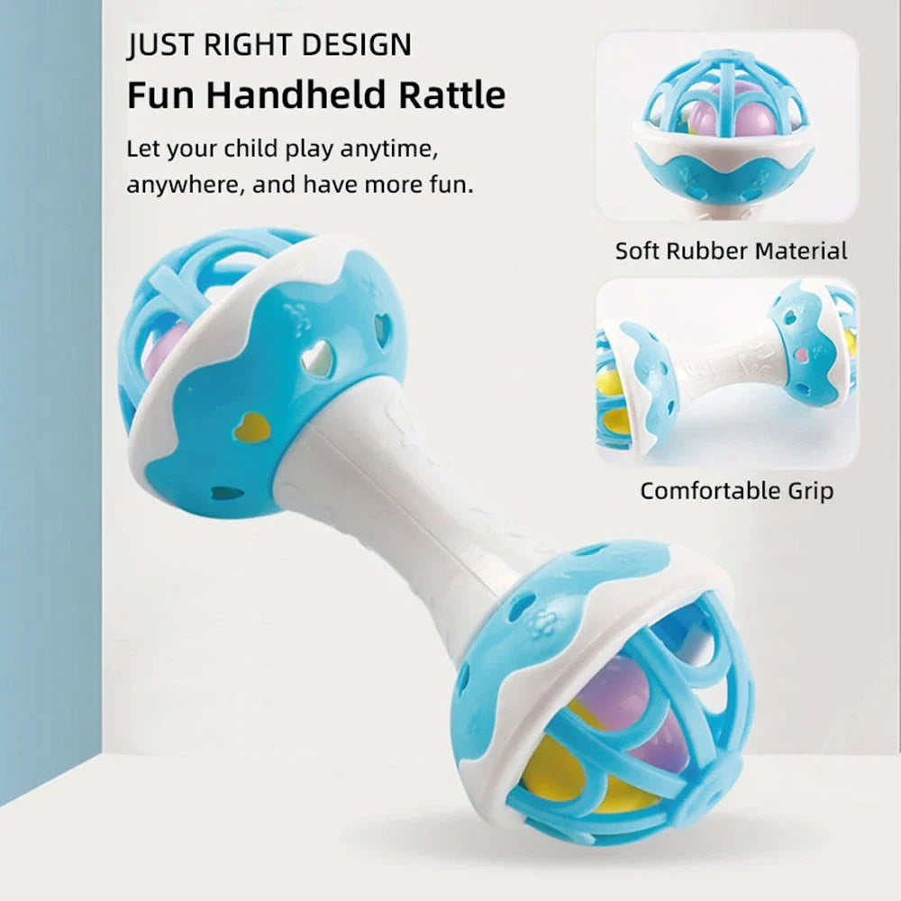 Rattle Baby Sensory Toy For Fine Motor Development