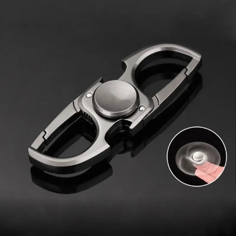 Spinner Finger Fidget Toy Keychain Bottle Opener for Stress Relief