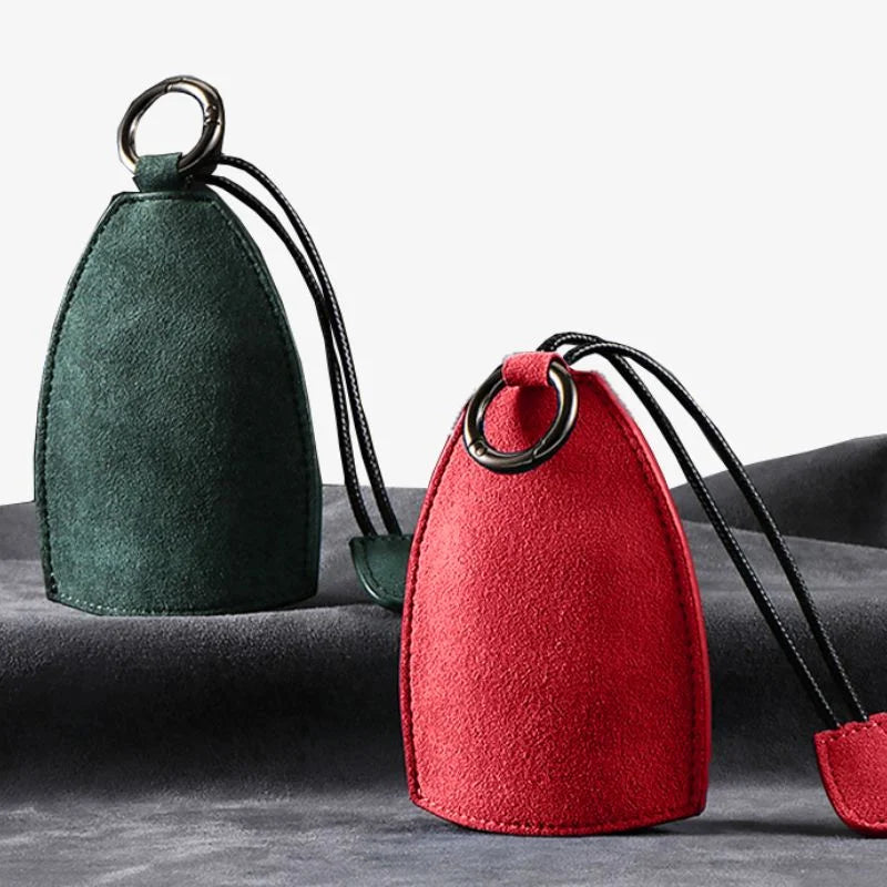 Car Key Chain Cover Plush Touch Velvet Sleek Key Holder Grip