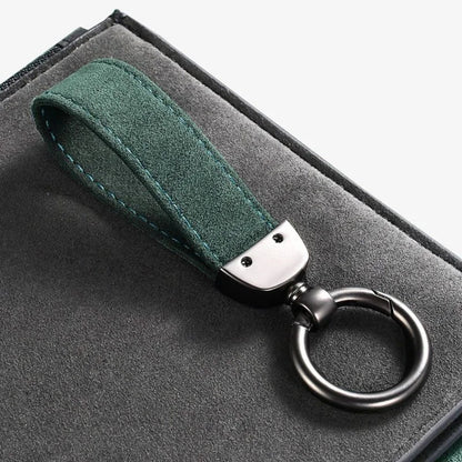 Car Key Chain Alcantara Strap Deluxe Keyring Regular Carry