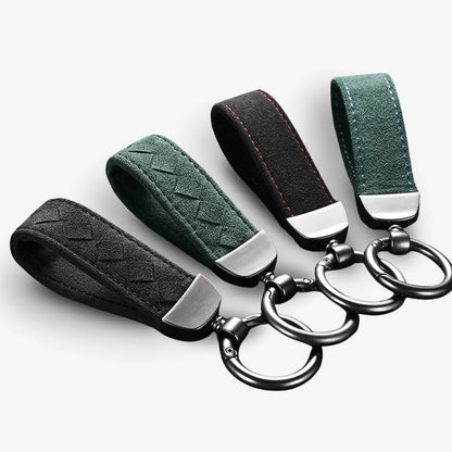 Car Key Chain Alcantara Strap Deluxe Keyring Regular Carry