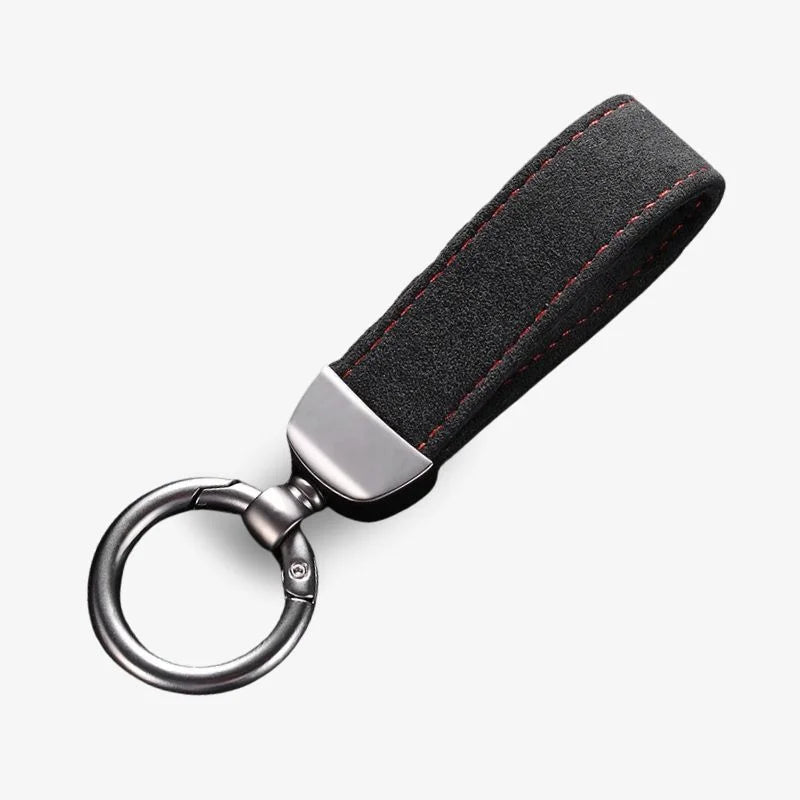 Car Key Chain Alcantara Strap Deluxe Keyring Regular Carry