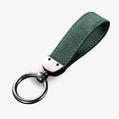 Car Key Chain Alcantara Strap Deluxe Keyring Regular Carry