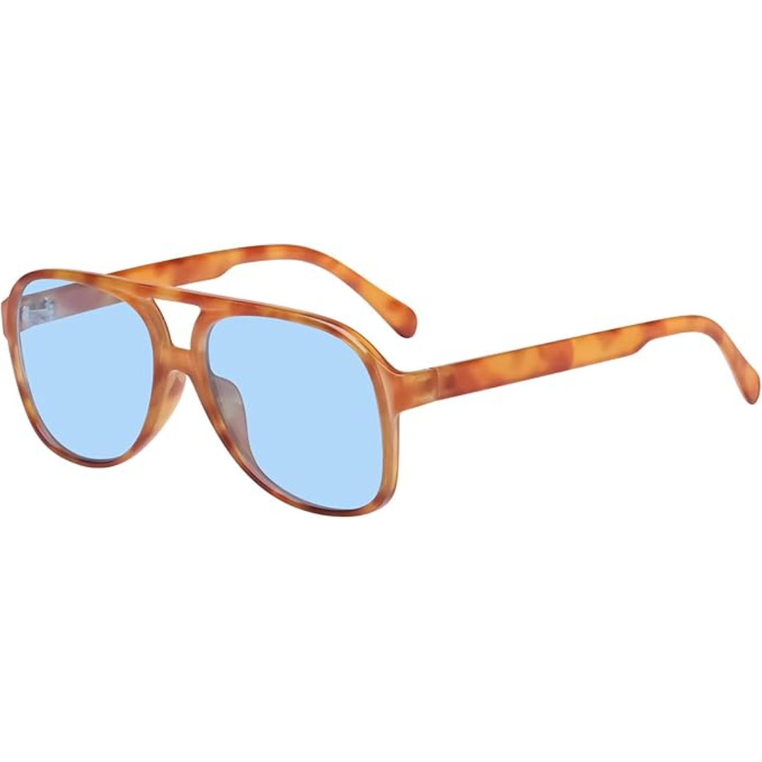 Atemberaubende Retro Aviator Sonnenbrille für Damen – übergroßer Rahmen, UV400 Schutz, für Sommerausflüge 2