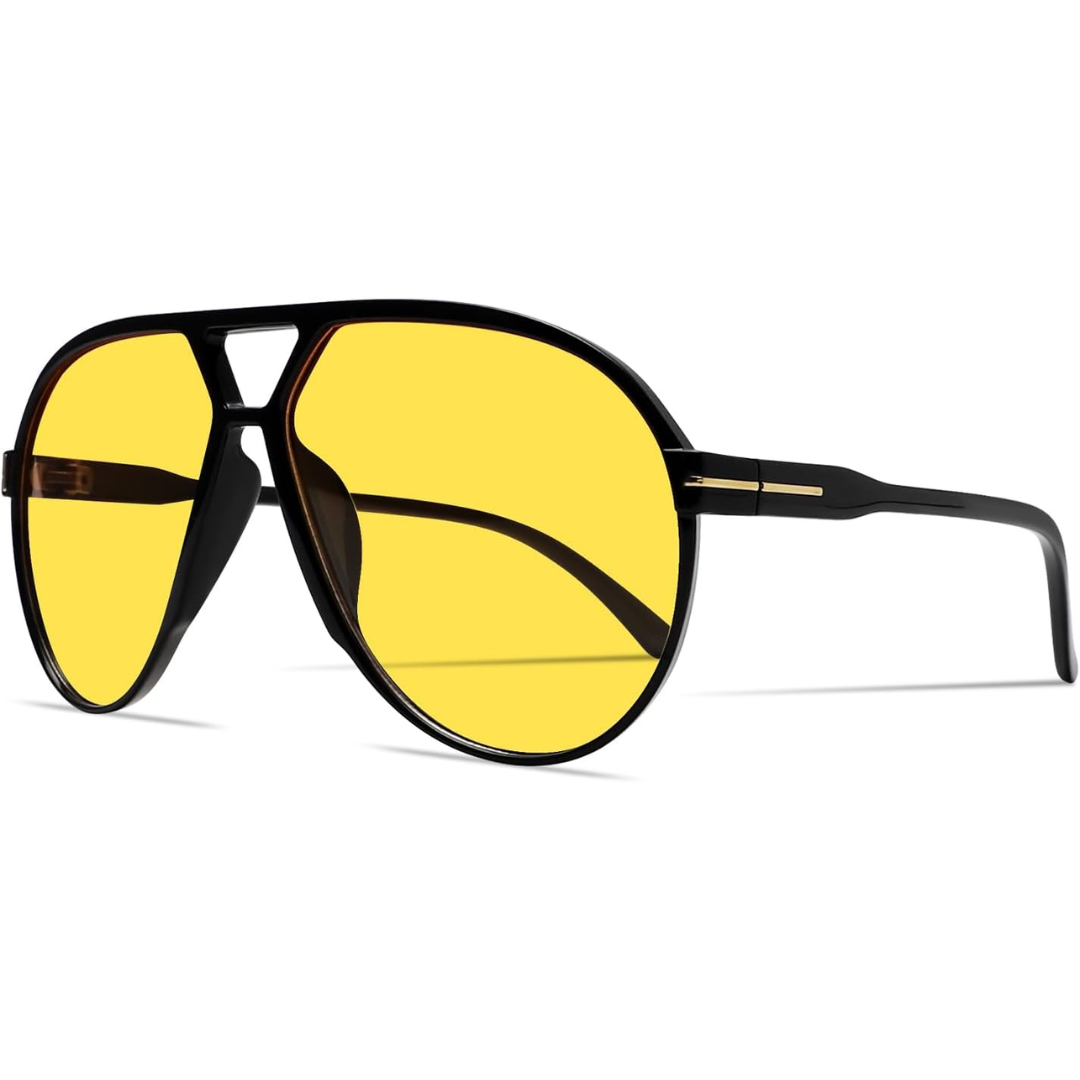 Atemberaubende unisex Aviator Sonnenbrille – oversized quadratische Gläser, leichtes Gestell, für Sommer 2025 12