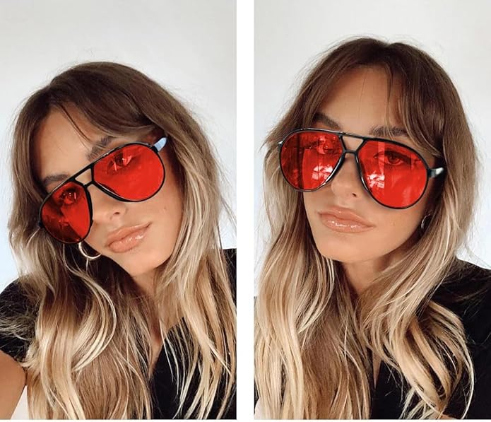 Atemberaubende unisex Aviator Sonnenbrille – oversized quadratische Gläser, leichtes Gestell, für Sommer 2025 5