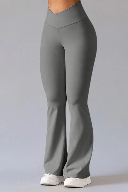 Atmungsaktive Damen Sporthose – asymmetrischer Schnitt, Baumwoll-Polyester-Mix, für Fitness und Freizeit 2