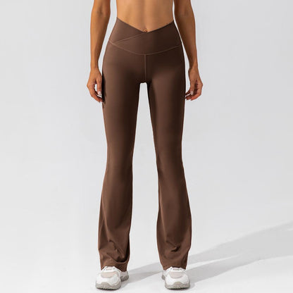 Atmungsaktive Damen Sporthose – asymmetrischer Schnitt, Baumwoll-Polyester-Mix, für Fitness und Freizeit 3