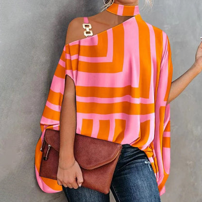 Atmungsaktive Damenbluse – lässiger Schnitt, Polyester, für sonnige Tage 0