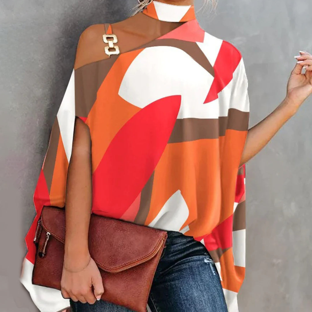 Atmungsaktive Damenbluse – lässiger Schnitt, Polyester, für sonnige Tage 5
