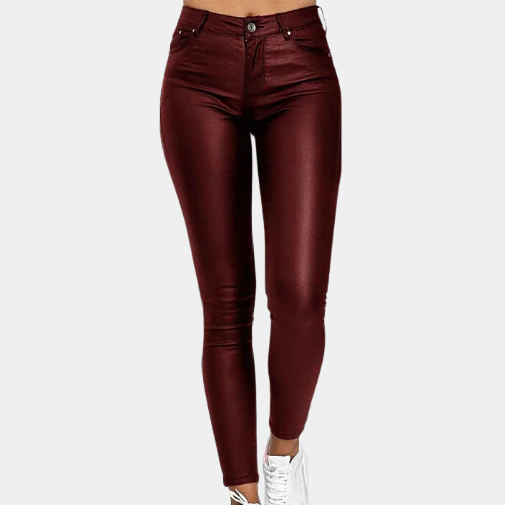 Atmungsaktive Damenhose – zeitloses Design, Baumwoll-Polyester-Mischung, für Sommerveranstaltungen 0